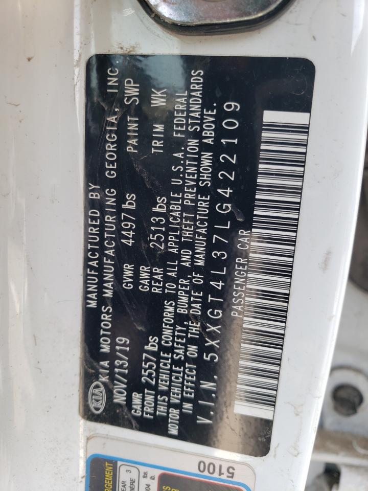 2020 Kia Optima Lx VIN: 5XXGT4L37LG422109 Lot: 67275475