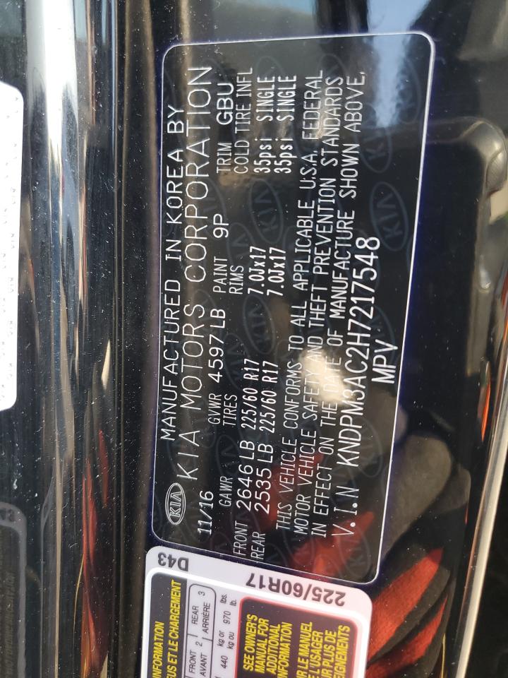 kndpm3ac2h7217548 KNDPM3AC2H7217548 2017 Kia Sportage Lx