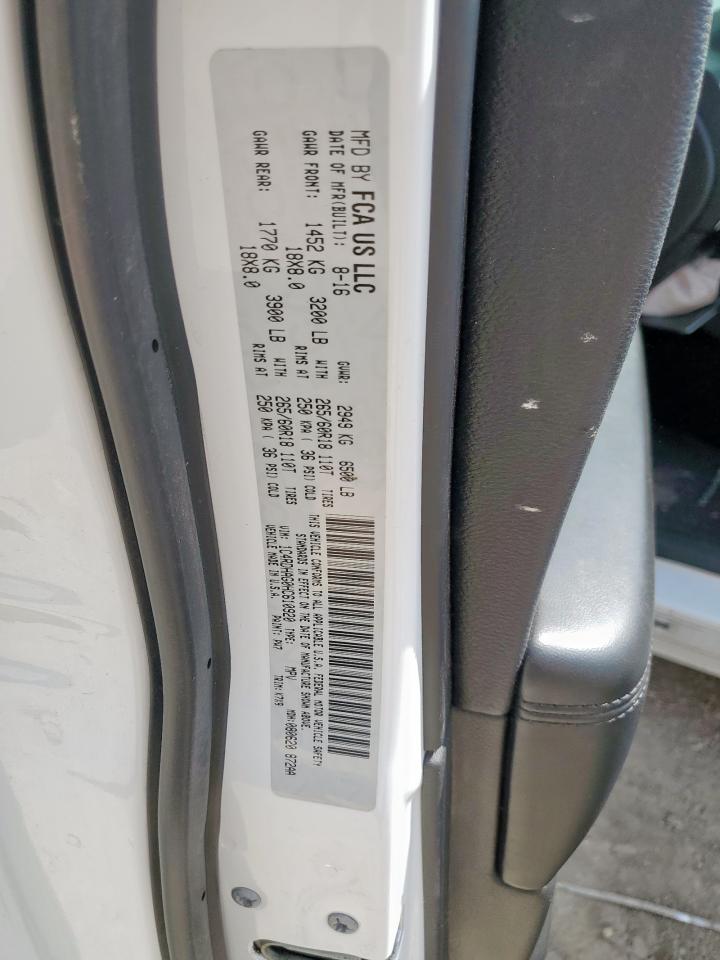 2017 Dodge Durango Sxt VIN: 1C4RDHAG0HC610920 Lot: 66483685