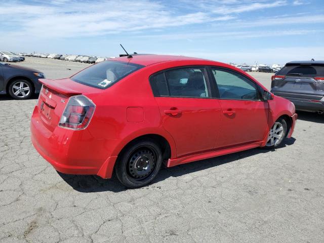  NISSAN SENTRA 2012 Красный