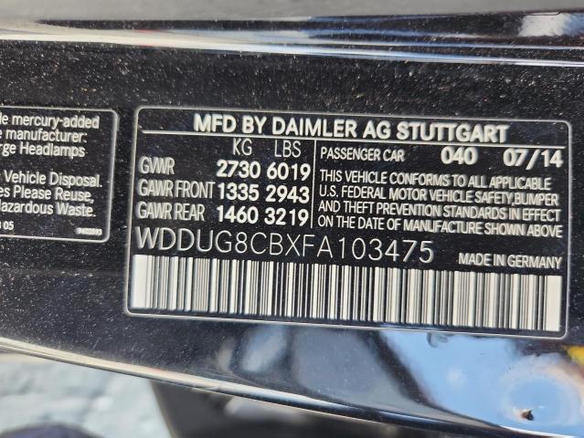 2015 MERCEDES-BENZ S 550  