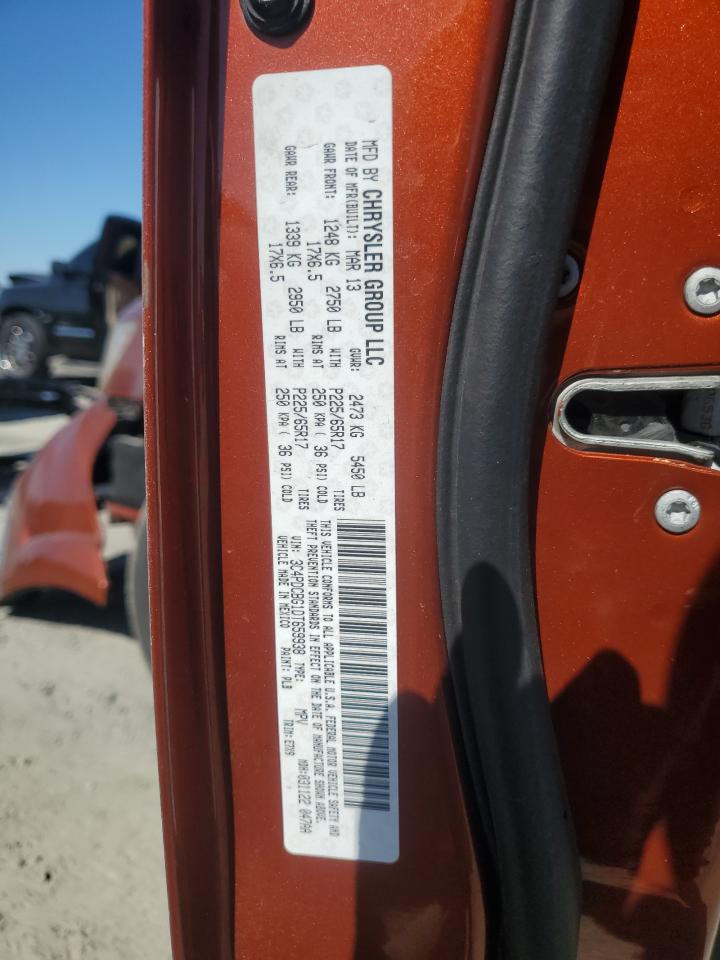 2013 Dodge Journey Sxt VIN: 3C4PDCBG1DT659938 Lot: 64701035