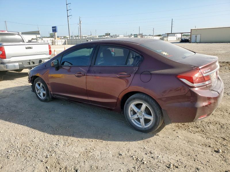  HONDA CIVIC 2014 Burgundy