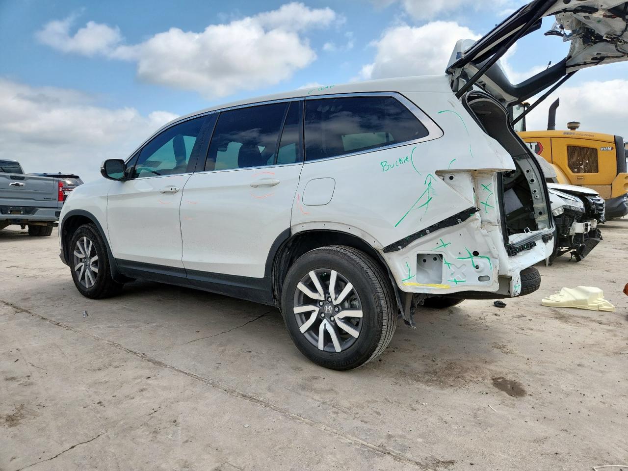 2022 Honda Pilot Exl VIN: 5FNYF5H56NB006120 Lot: 65126205