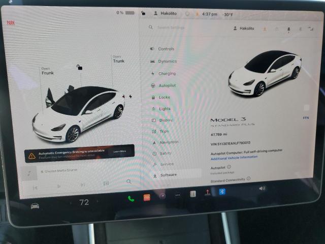 2020 TESLA MODEL 3   