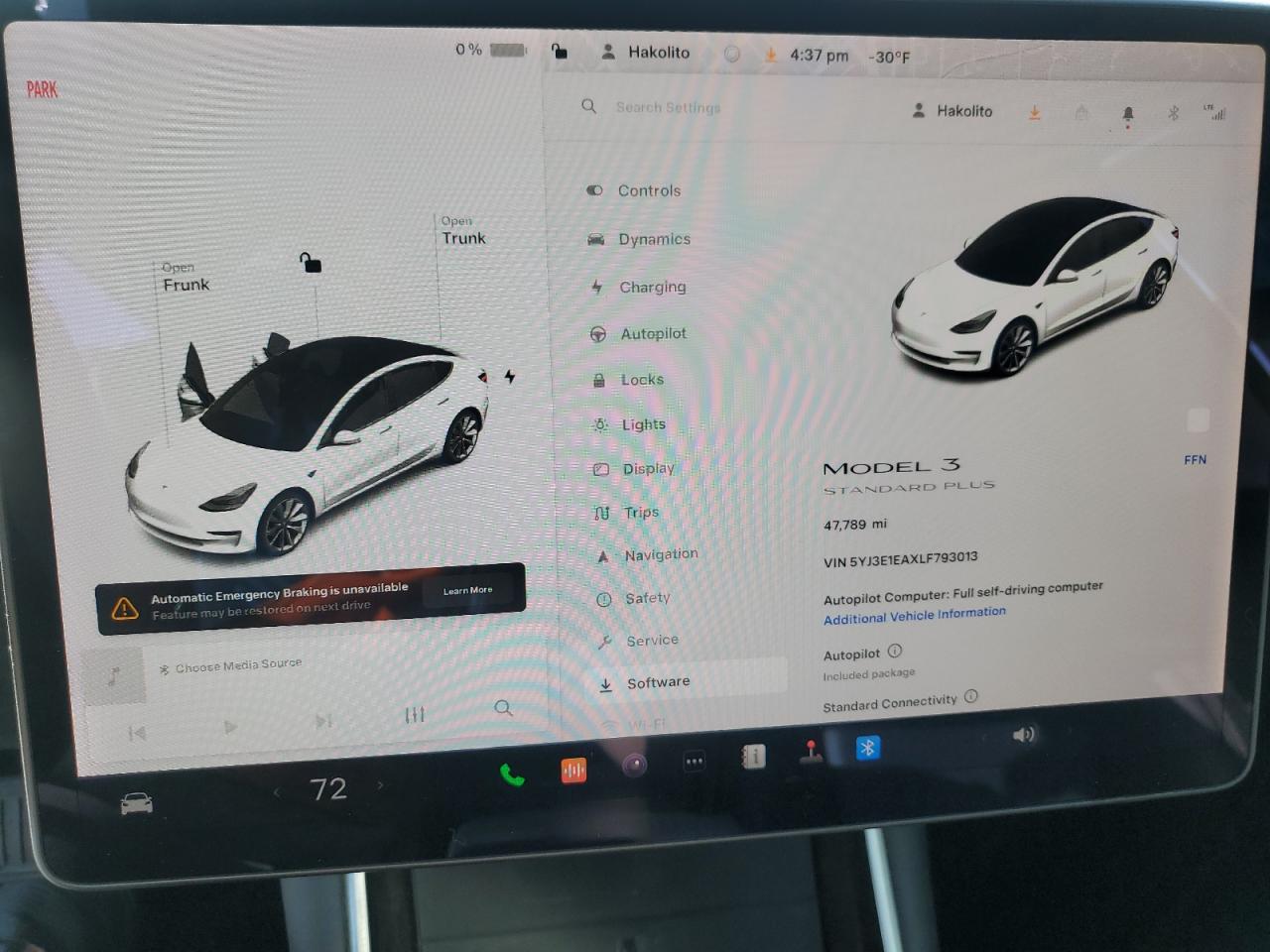 2020 Tesla Model 3 VIN: 5YJ3E1EAXLF793013 Lot: 63816075
