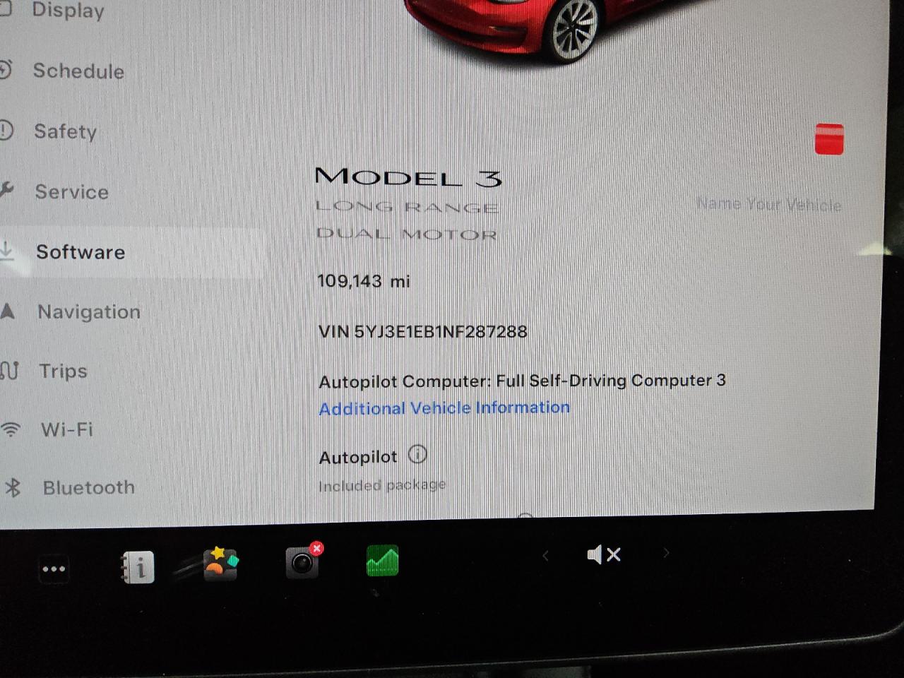 2022 Tesla Model 3 VIN: 5YJ3E1EB1NF287288 Lot: 64503655