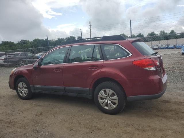  SUBARU OUTBACK 2013 Czerwony