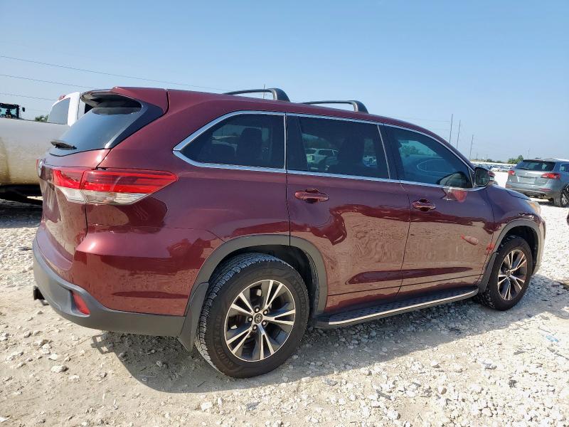  TOYOTA HIGHLANDER 2017 Бургунди