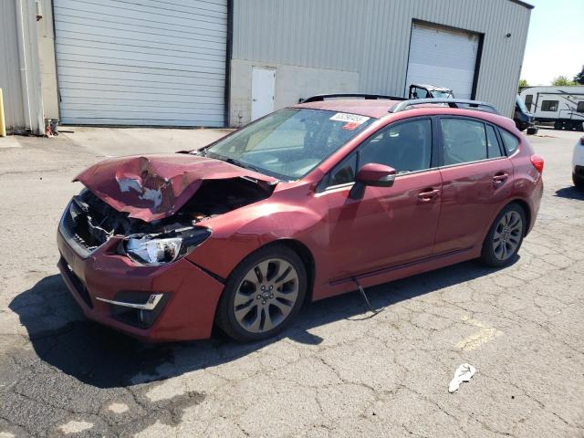  SUBARU IMPREZA 2016 Бордовый
