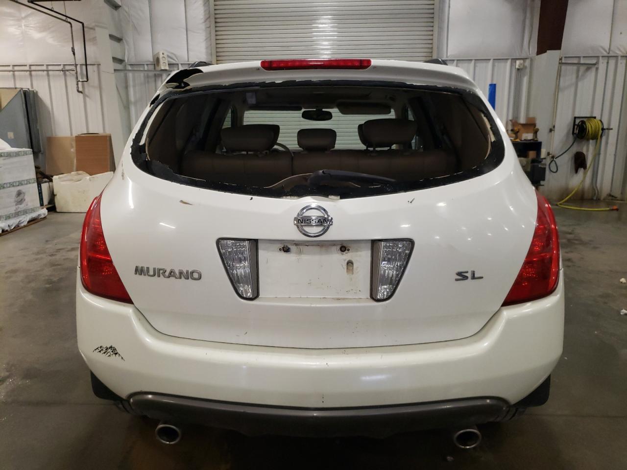 2005 Nissan Murano Sl VIN: JN8AZ08T65W324006 Lot: 65724275