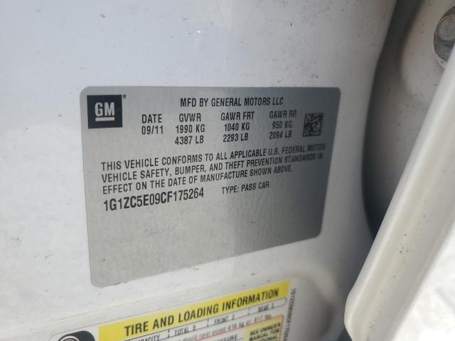 2012 CHEVROLET MALIBU 1LT  