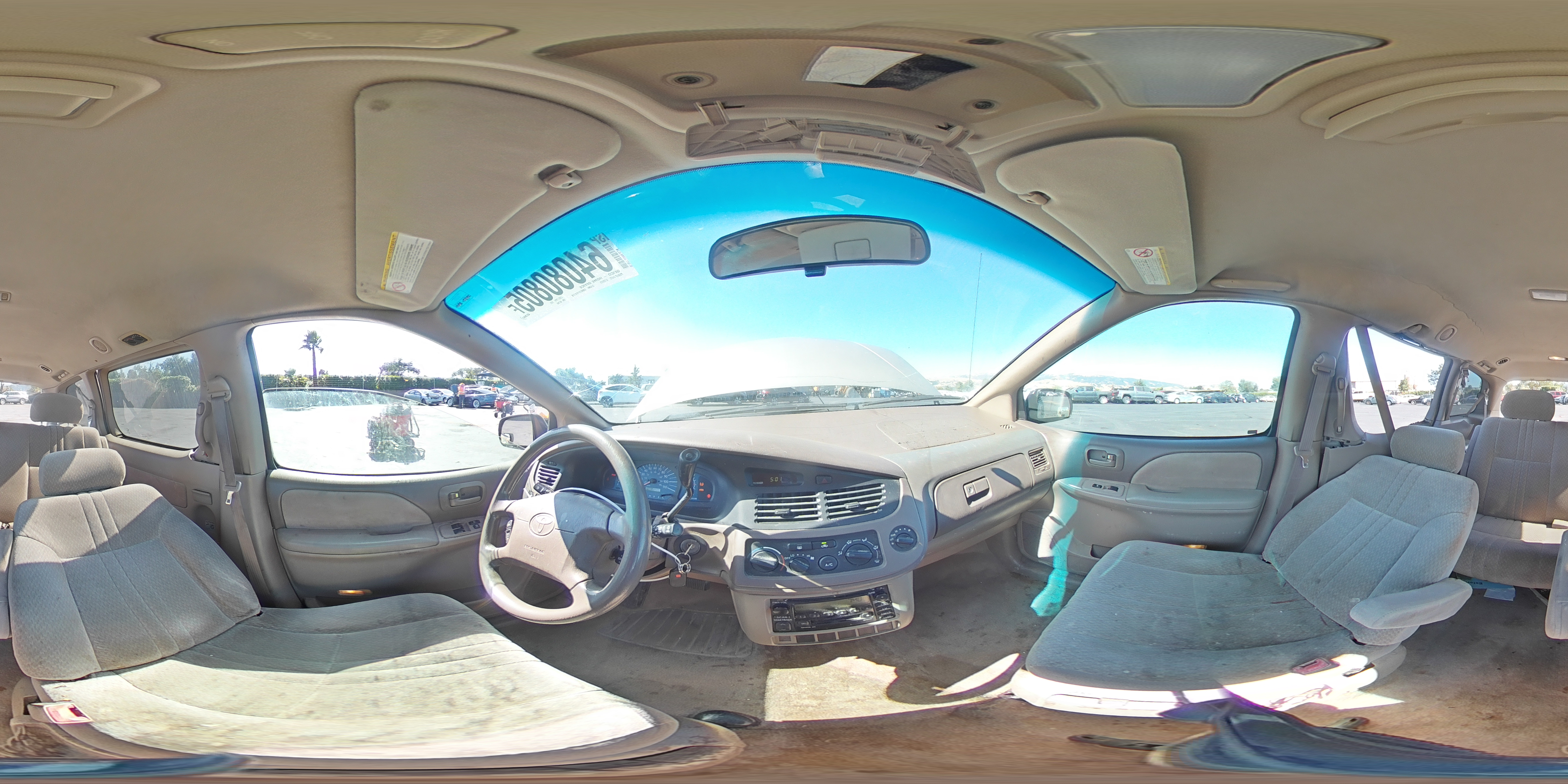 2002 Toyota Sienna Ce VIN: 4T3ZF19C32U487945 Lot: 64080805