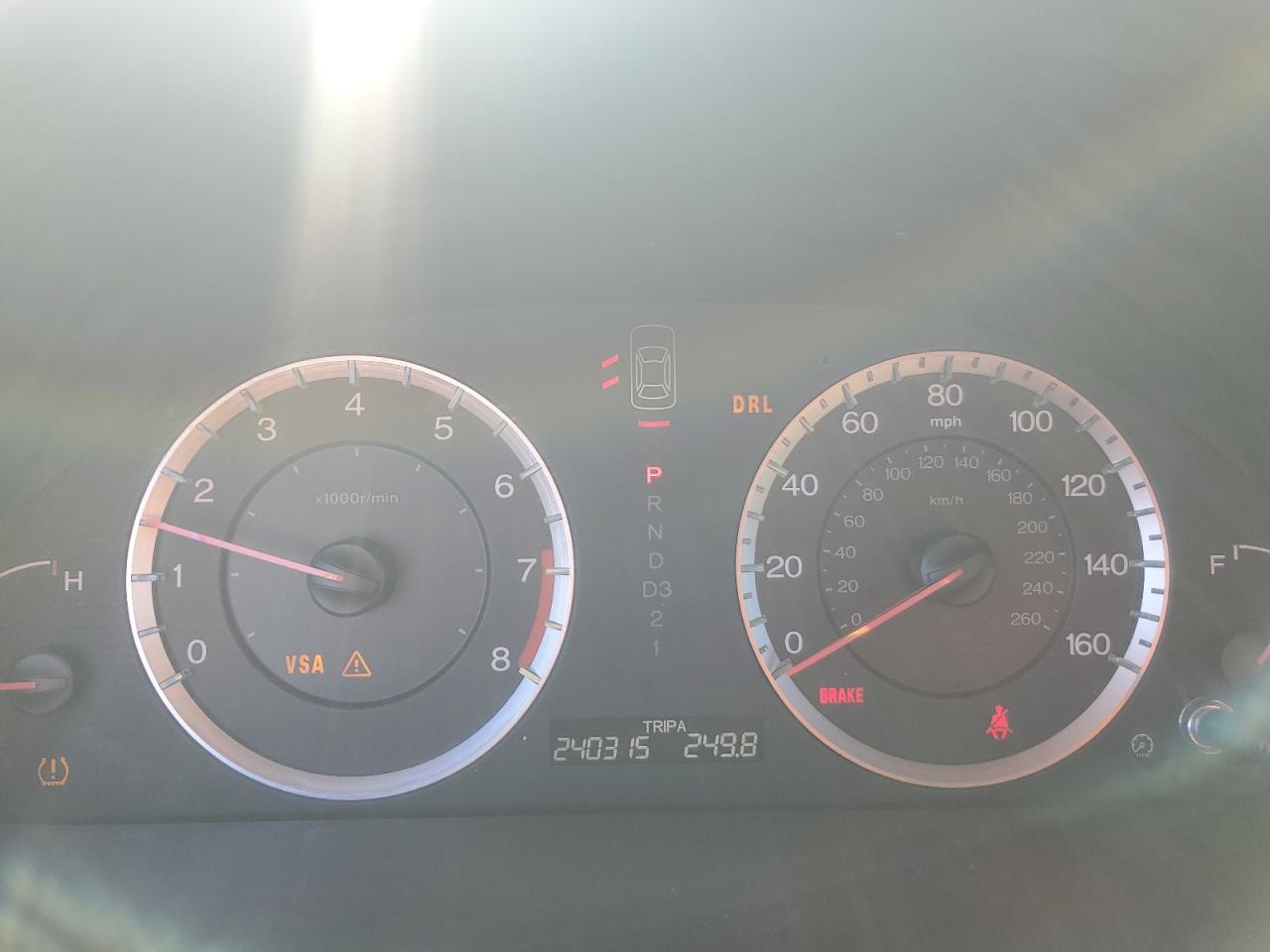 2009 Honda Accord Exl VIN: 1HGCP36869A011536 Lot: 64939545
