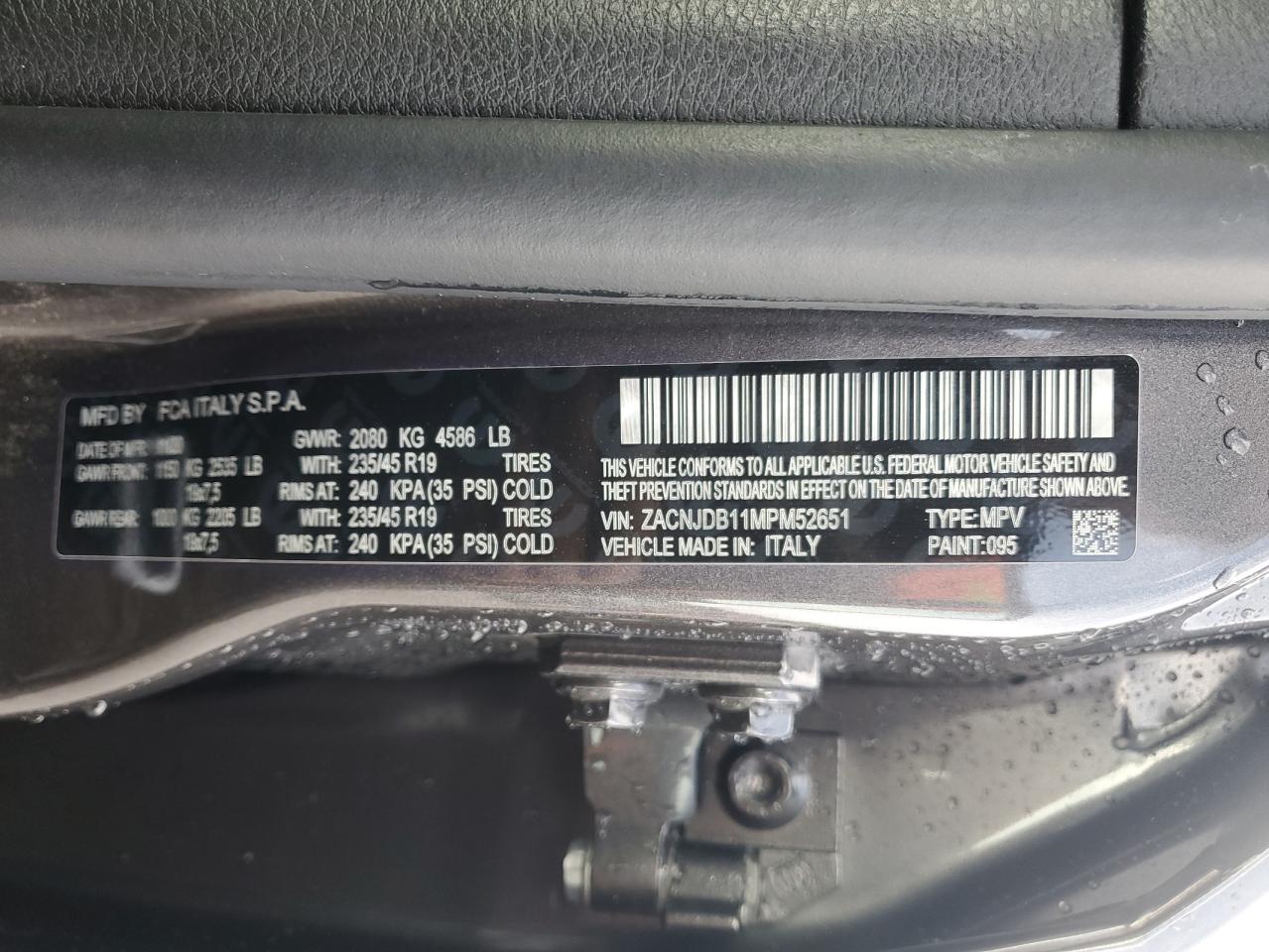 2021 Jeep Renegade Latitude VIN: ZACNJDB11MPM52651 Lot: 63438815