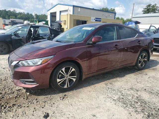  NISSAN SENTRA 2021 Czerwony