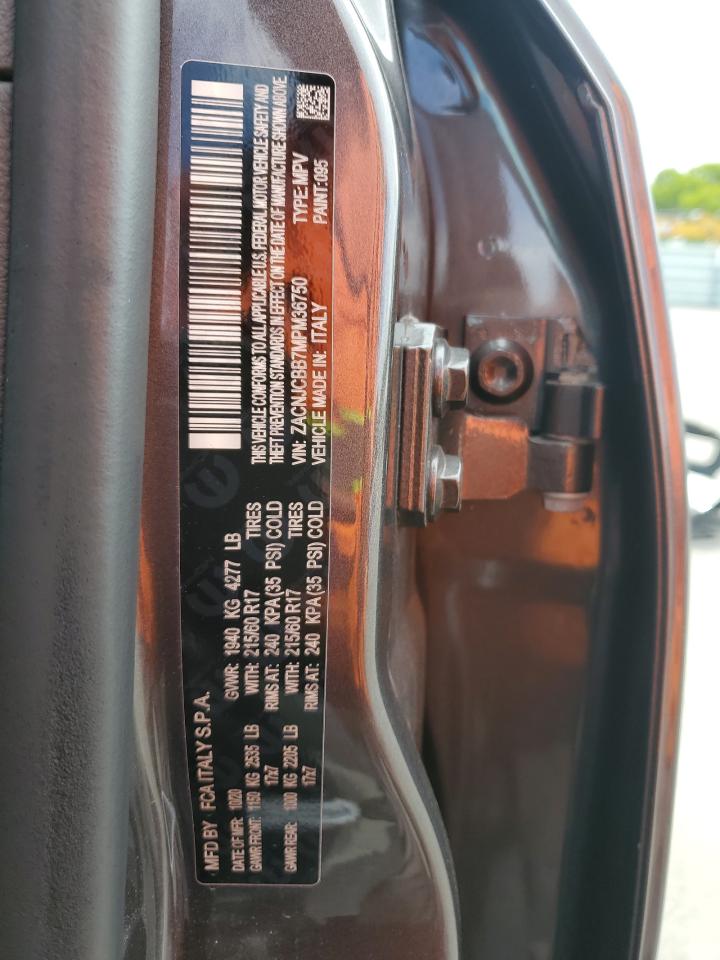 2021 Jeep Renegade Latitude VIN: ZACNJCBB7MPM36750 Lot: 64762705