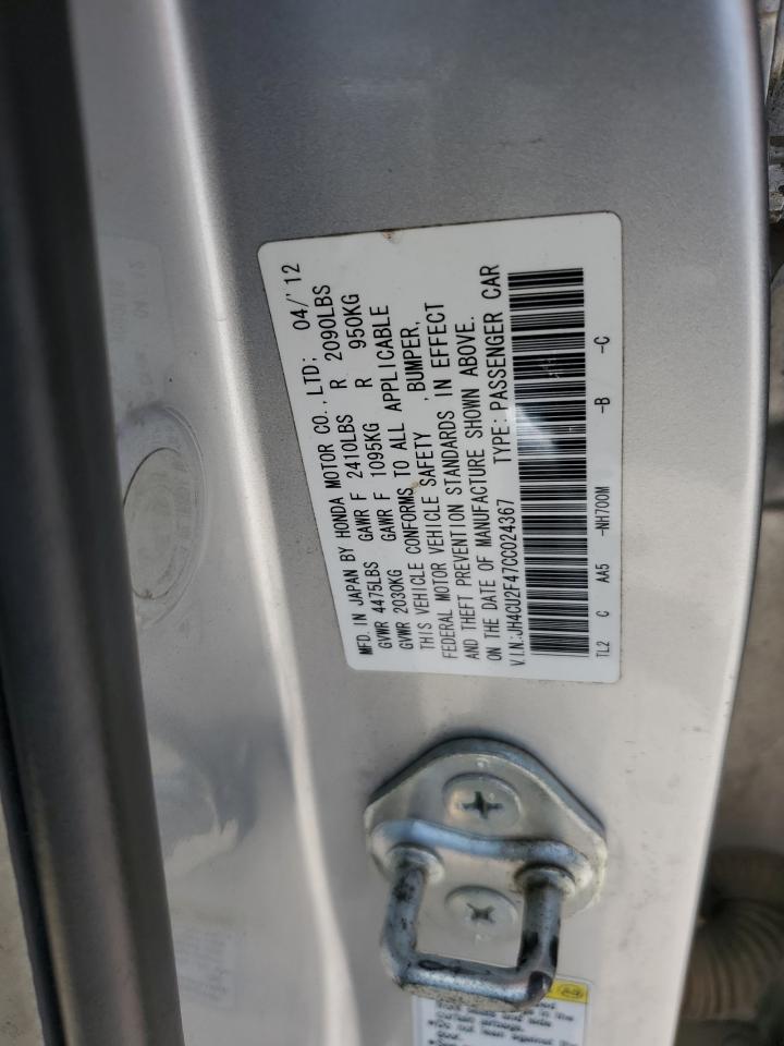 jh4cu2f47cc024367 JH4CU2F47CC024367 2012 Acura Tsx