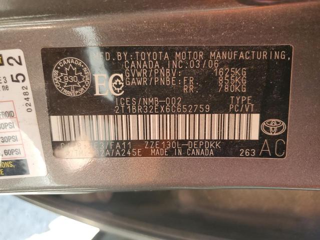 2006 TOYOTA COROLLA CE  