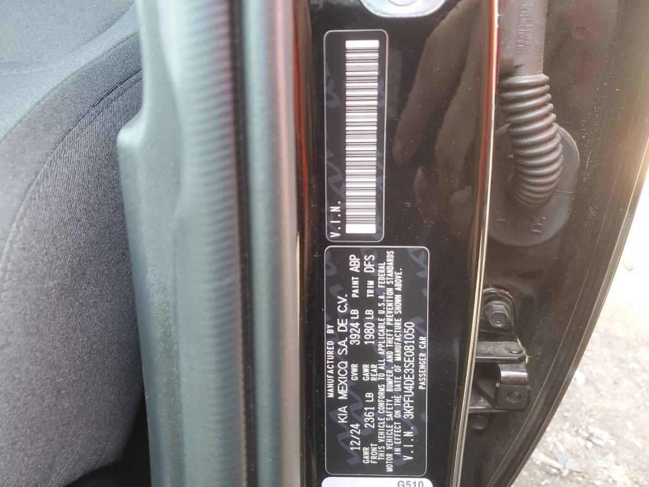 2025 Kia K4 Ex VIN: 3KPFU4DE3SE081050 Lot: 66533405