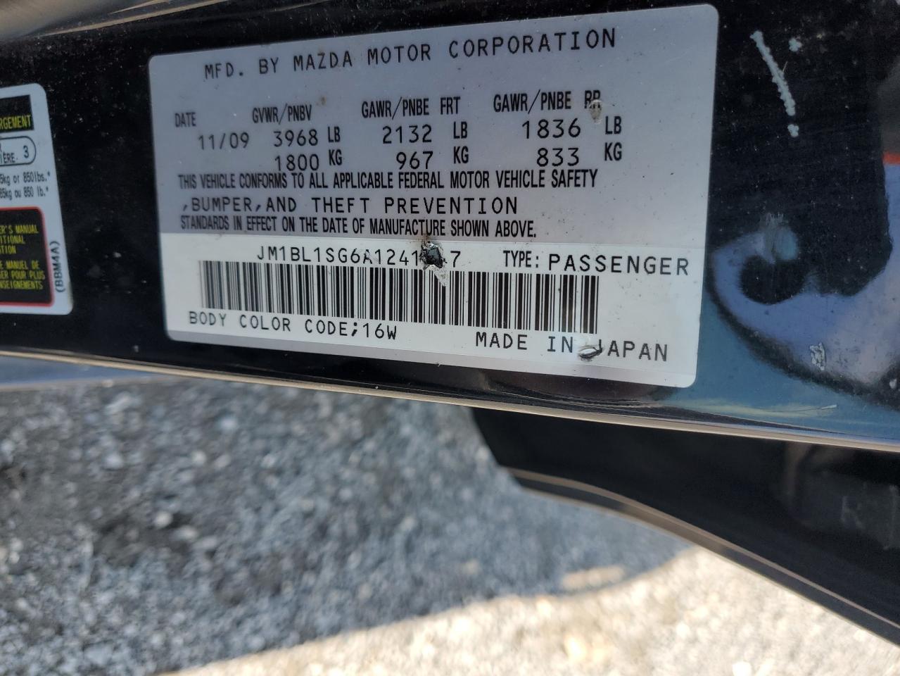 2010 Mazda 3 I VIN: JM1BL1SG6A1241847 Lot: 63398165