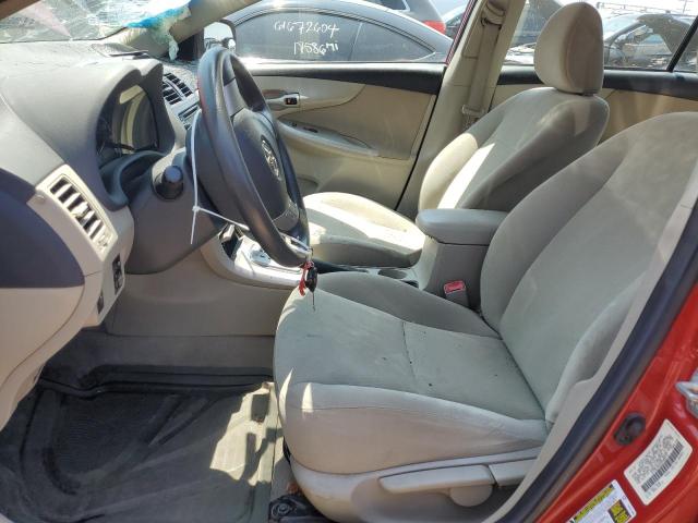  TOYOTA COROLLA 2013 Czerwony