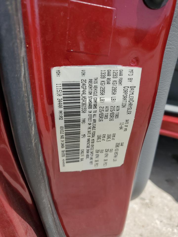 2005 Dodge Grand Caravan Sxt VIN: 2D4GP44LX5R361550 Lot: 62677915