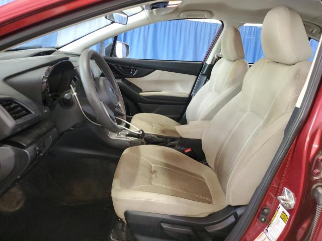  SUBARU IMPREZA 2019 Бордовый