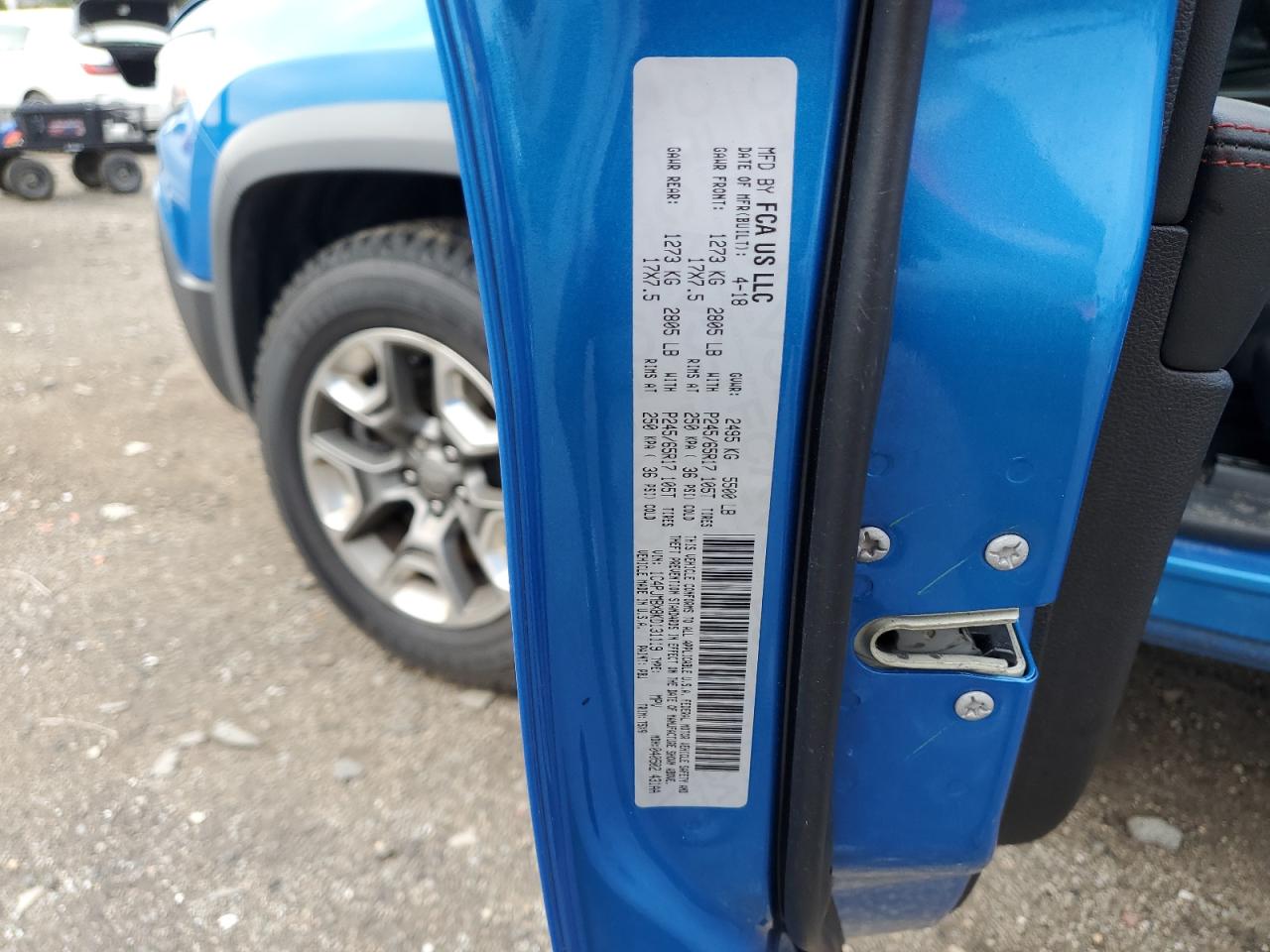 2019 Jeep Cherokee Trailhawk VIN: 1C4PJMBX8KD131119 Lot: 64716635