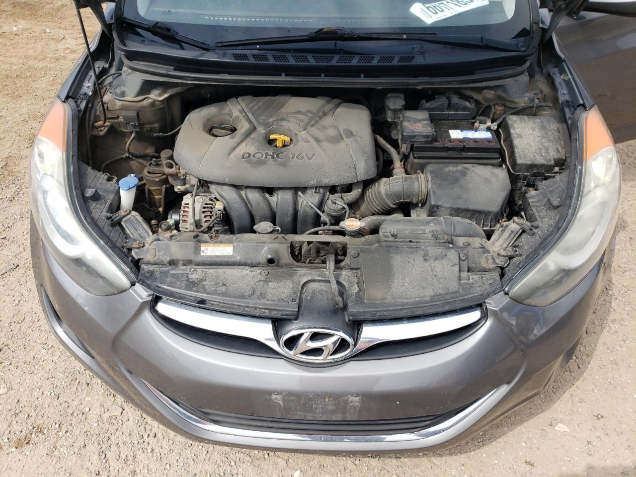 2012 Hyundai Elantra Gls VIN: 5NPDH4AEXCH063982 Lot: 66171855