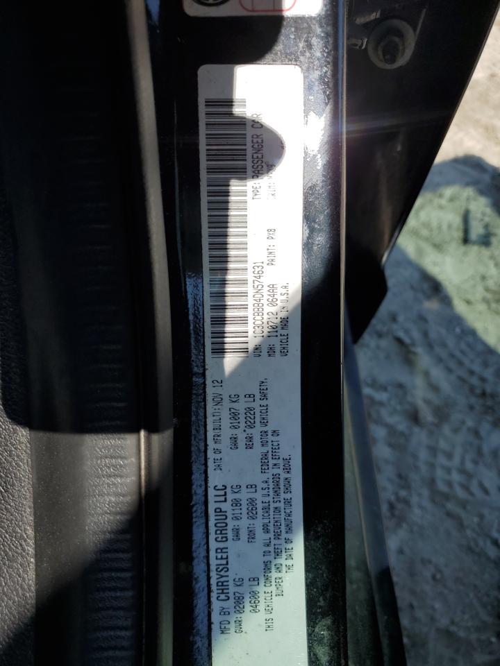 2013 Chrysler 200 Touring VIN: 1C3CCBBB4DN574631 Lot: 63416085