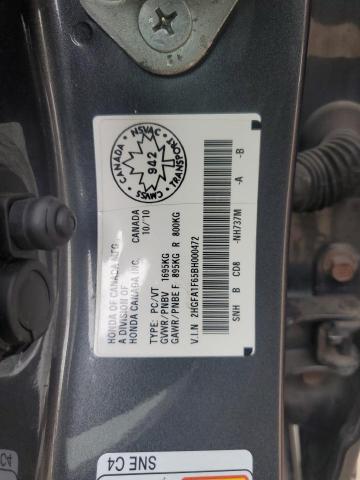 2011 HONDA CIVIC LX-S  