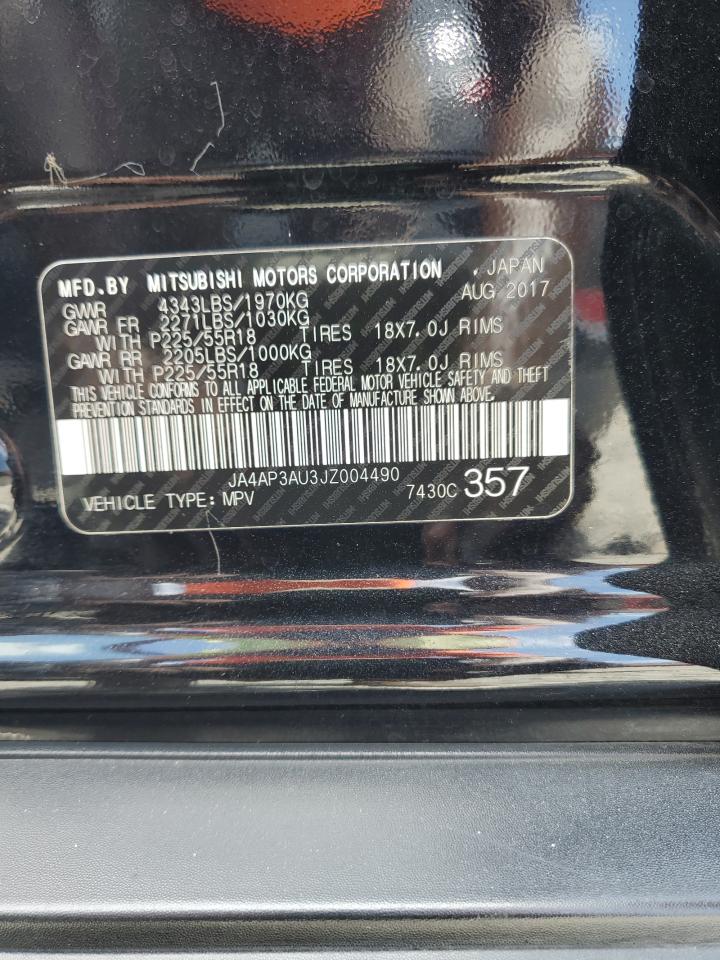 2018 Mitsubishi Outlander Sport Es VIN: JA4AP3AU3JZ004490 Lot: 64645985