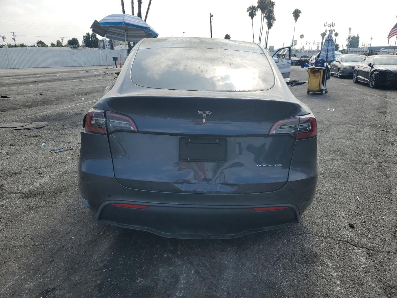 2021 Tesla Model Y VIN: 5YJYGAEE1MF223163 Lot: 65283615