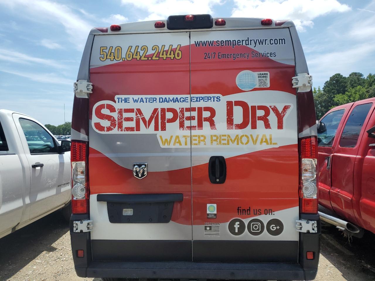 2021 Ram Promaster 2500 2500 High VIN: 3C6LRVDG0ME548107 Lot: 62747995