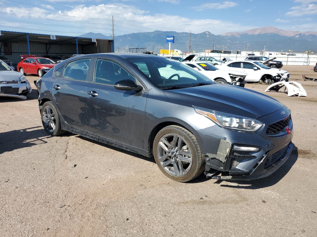 2021 Kia Forte Gt Line VIN: 3KPF34AD4ME292338 Lot: 63799365