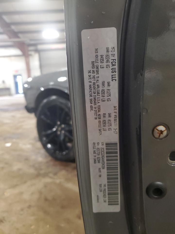 2017 Dodge Challenger Sxt VIN: 2C3CDZAG4HH594394 Lot: 64408075