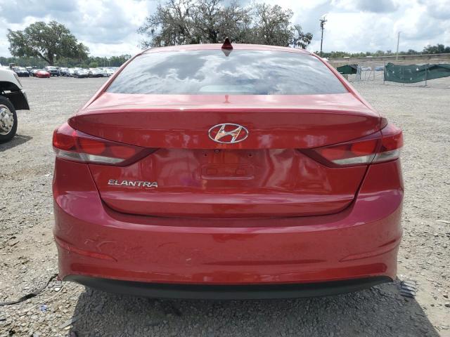  HYUNDAI ELANTRA 2018 Czerwony