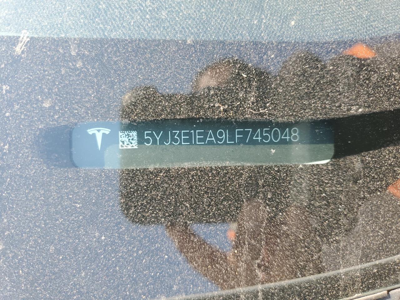 2020 Tesla Model 3 VIN: 5YJ3E1EA9LF745048 Lot: 64859655