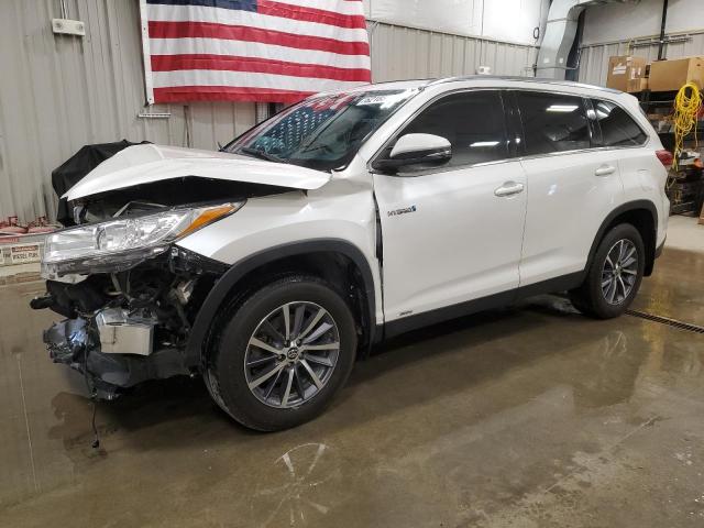  TOYOTA HIGHLANDER 2019 Белы
