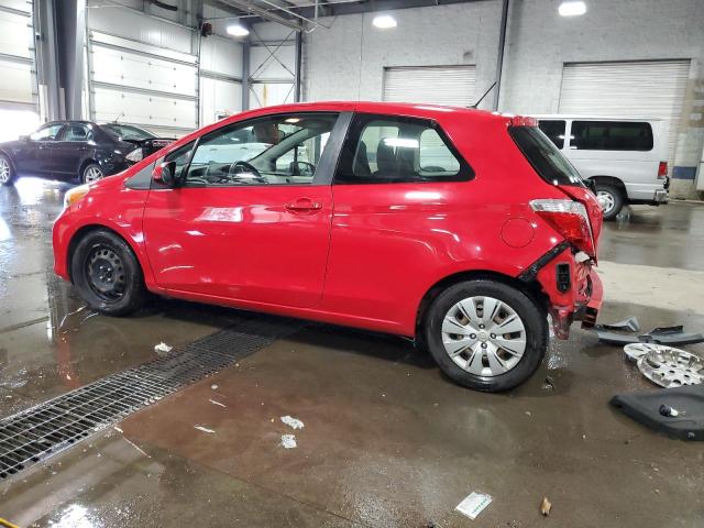  TOYOTA YARIS 2012 Czerwony