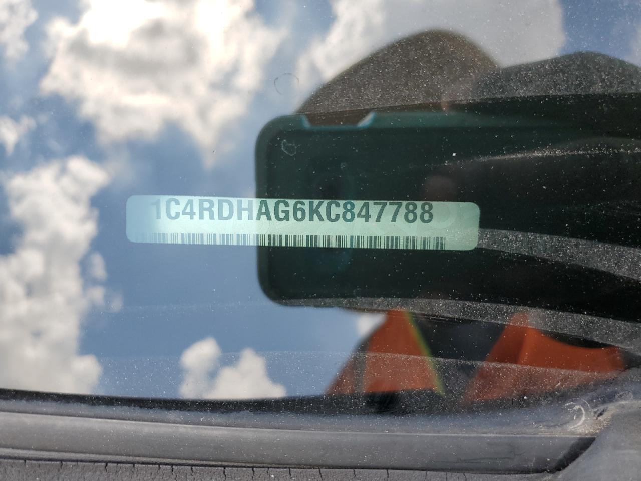 2019 Dodge Durango Sxt VIN: 1C4RDHAG6KC847788 Lot: 66258695