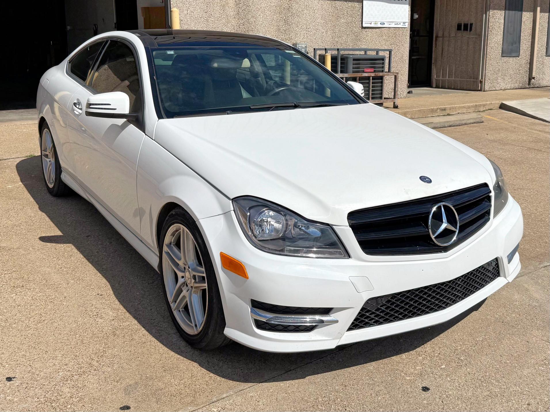 Coupet MERCEDES-BENZ C-CLASS 2013 Biały