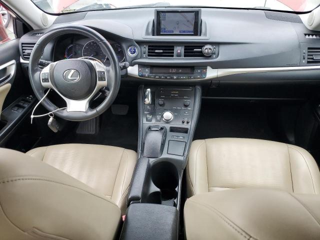Hatchbacks LEXUS CT 200 2013 Czerwony