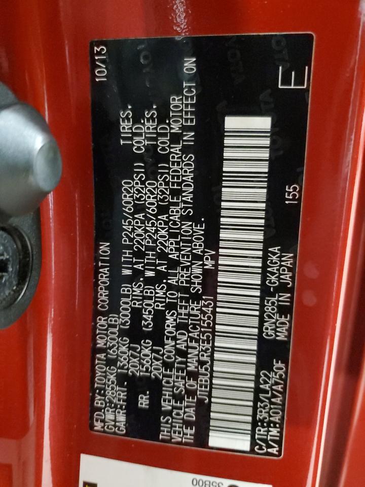 2014 Toyota 4Runner Sr5 VIN: JTEBU5JR3E5155431 Lot: 63270805