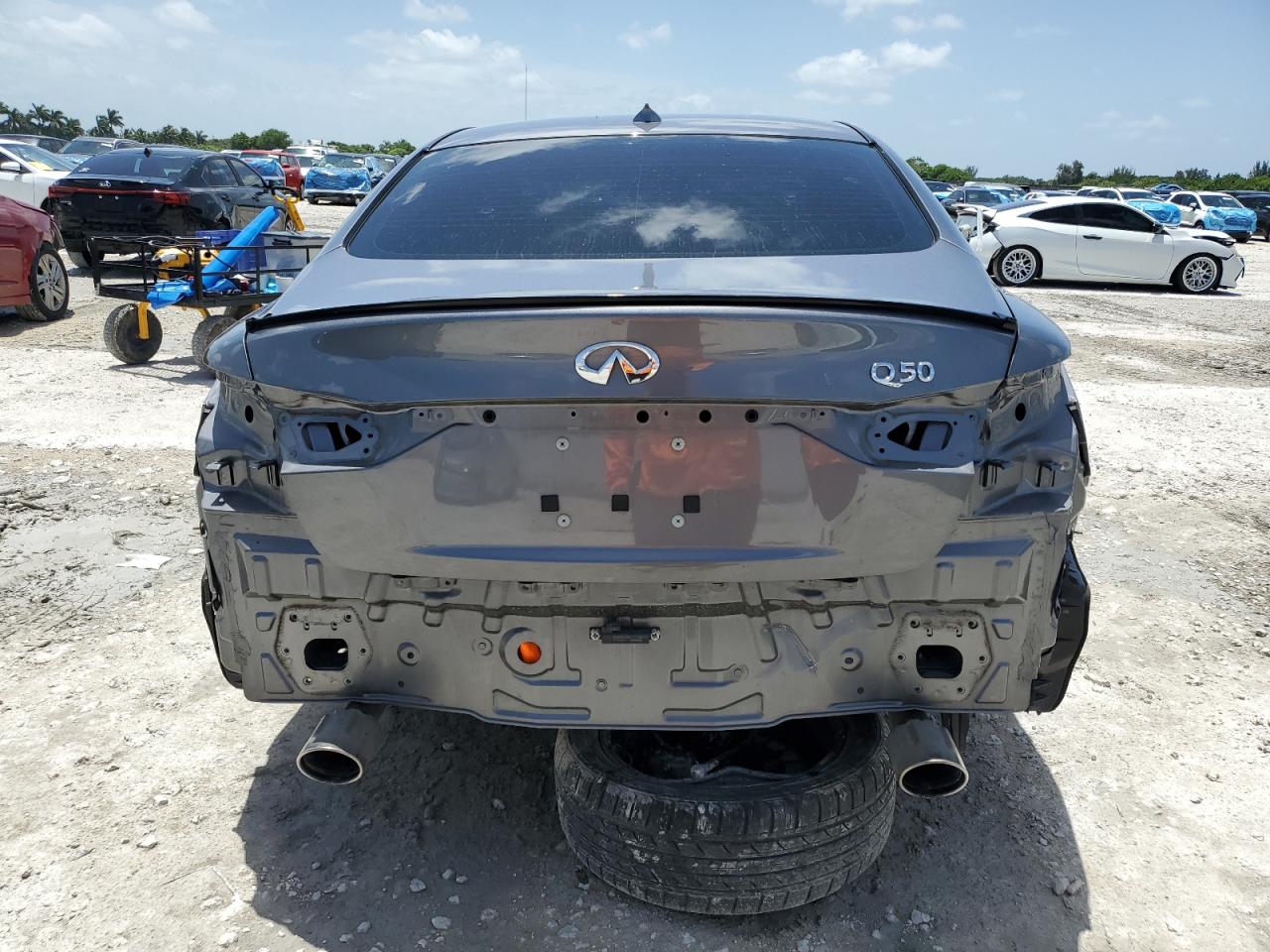 2022 Infiniti Q50 Luxe VIN: JN1EV7BP1NM310509 Lot: 70056225