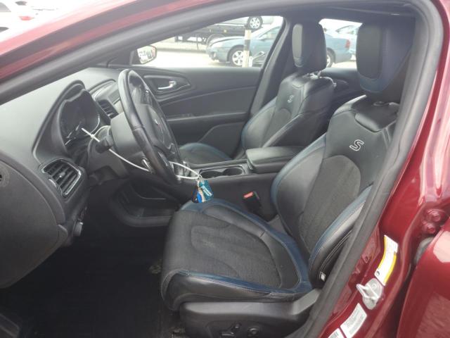 Sedans CHRYSLER 200 2015 Burgundy