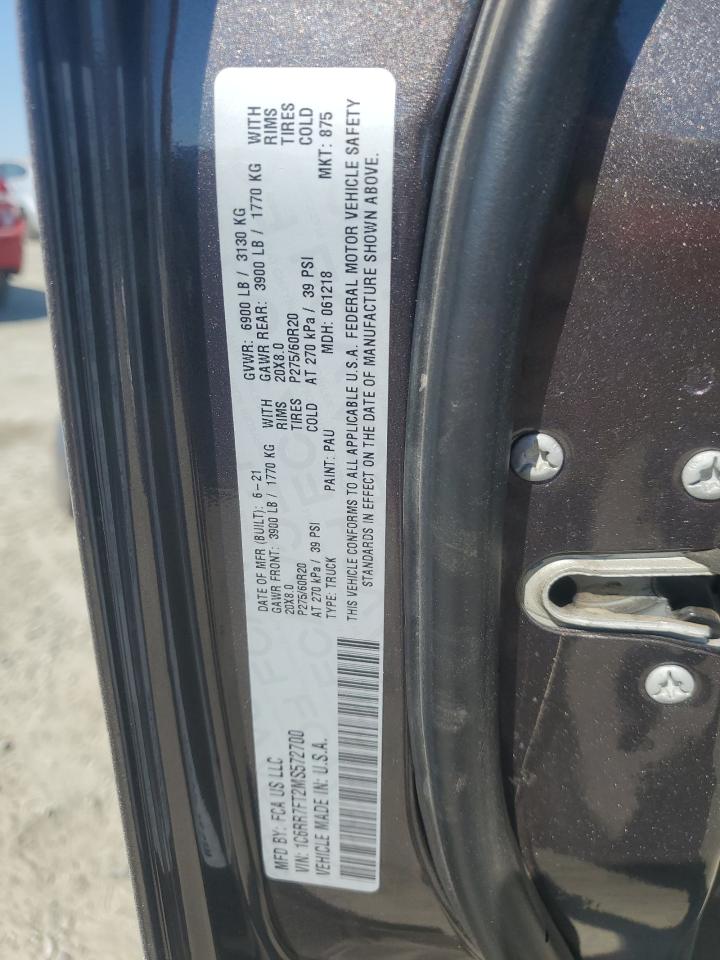 2021 Ram 1500 Classic Tradesman VIN: 1C6RR7FT2MS572700 Lot: 65382725