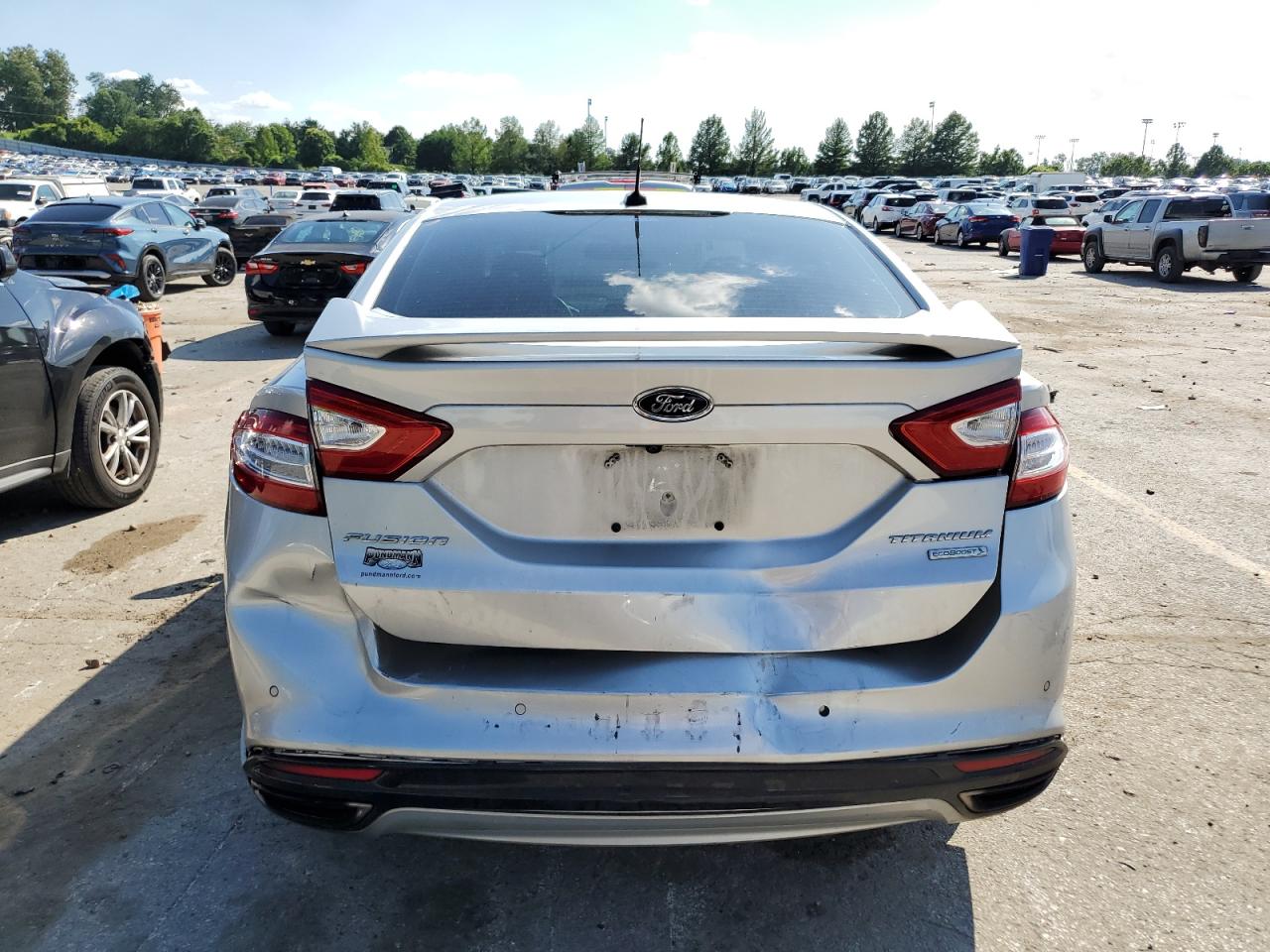 2016 Ford Fusion Titanium VIN: 3FA6P0K96GR214430 Lot: 63408225