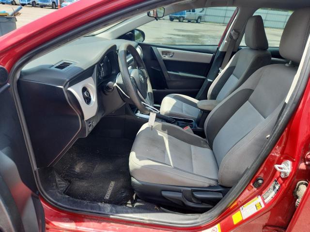  TOYOTA COROLLA 2017 Красный